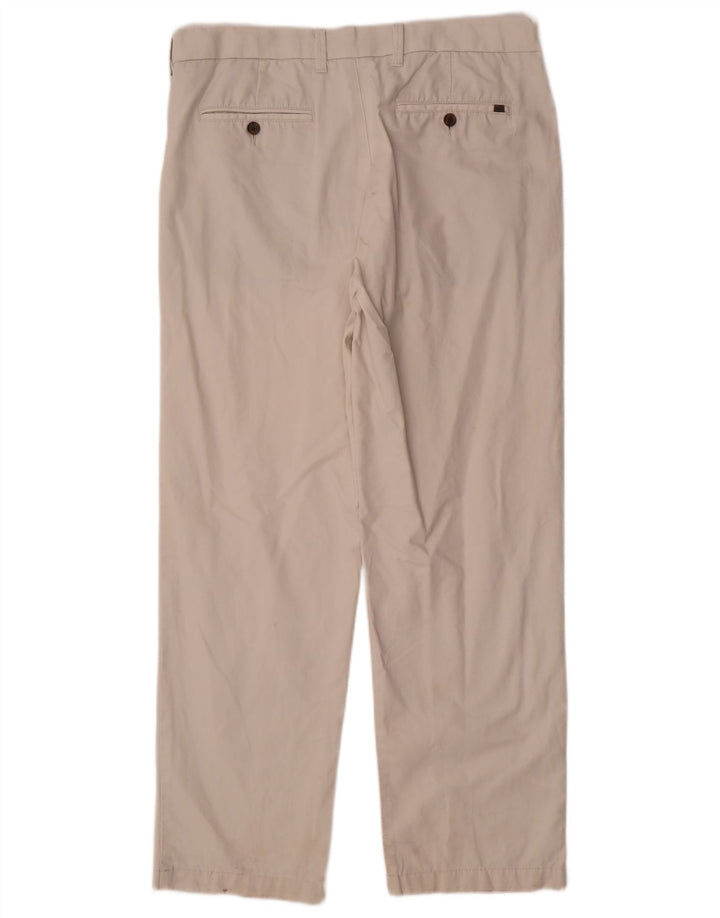 Мужские прямые брюки-чиносы Marks & Spencer W36 L31 Off White
