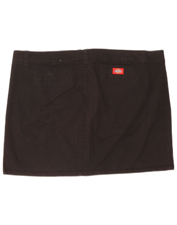Женская прямая юбка Dickies, США 22, 3XL, W44, черный хлопок