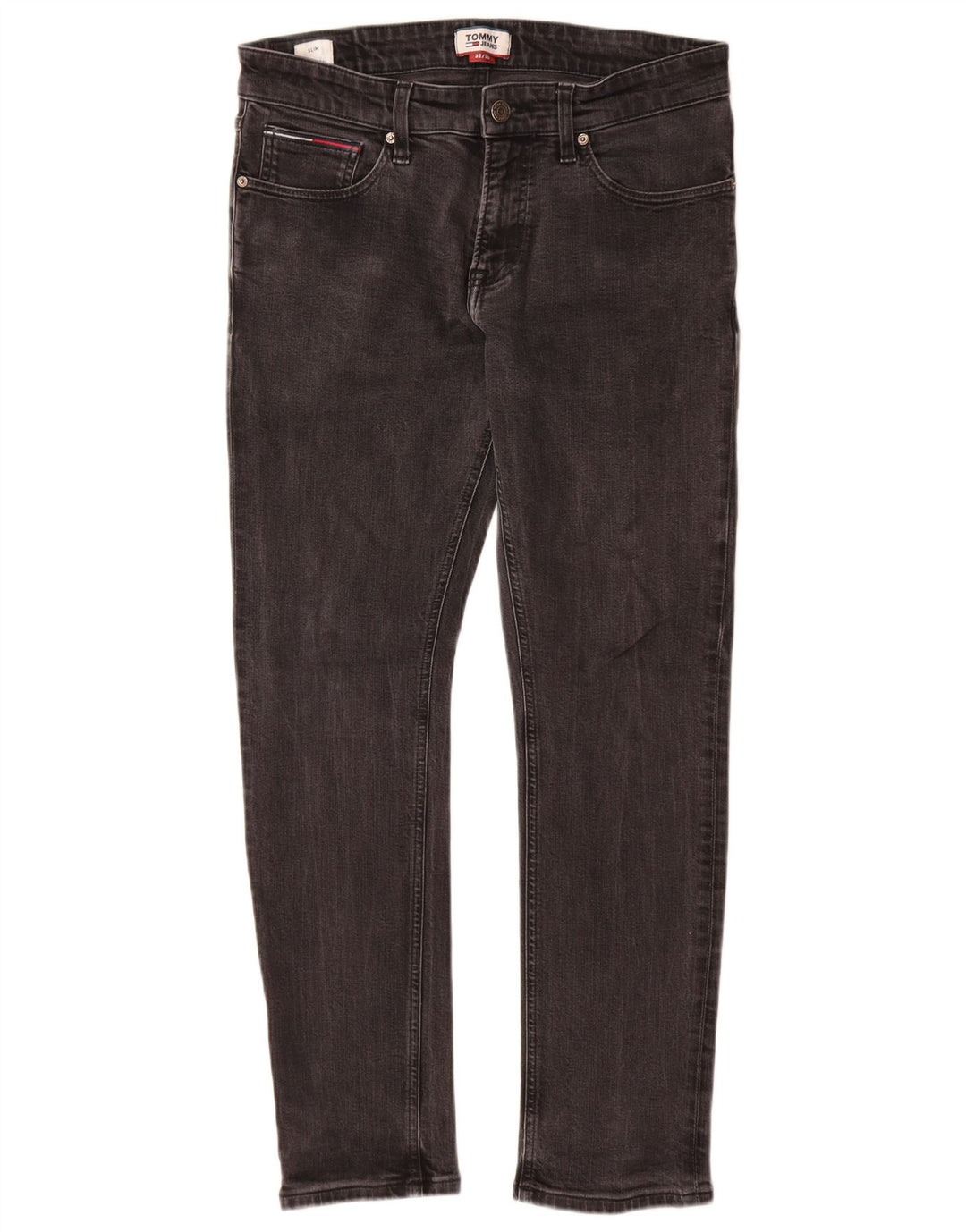 Мужские узкие джинсы Tommy Hilfiger W32 L30, серый хлопок