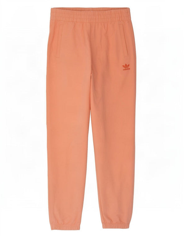 Женские спортивные брюки Adidas Joggers UK 8/10, маленькие оранжевые, хлопок