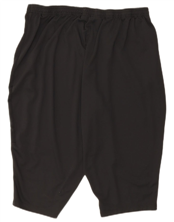 NIKE Mens Dri Fit Bermuda Sport Shorts 2XL Black Polyester