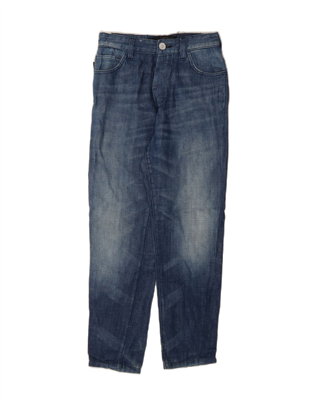 CALVIN KLEIN Womens Slim Jeans W28 L28 Blue Cotton Vintage Calvin Klein and Second-Hand Calvin Klein from Messina Hembry 