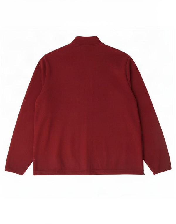 Женская флисовая куртка Marks & Spencer UK 22 3XL бордовый полиэстер