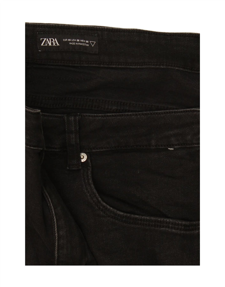 Мужские джинсы Zara Slim EU 46 XL W36 L28 черные