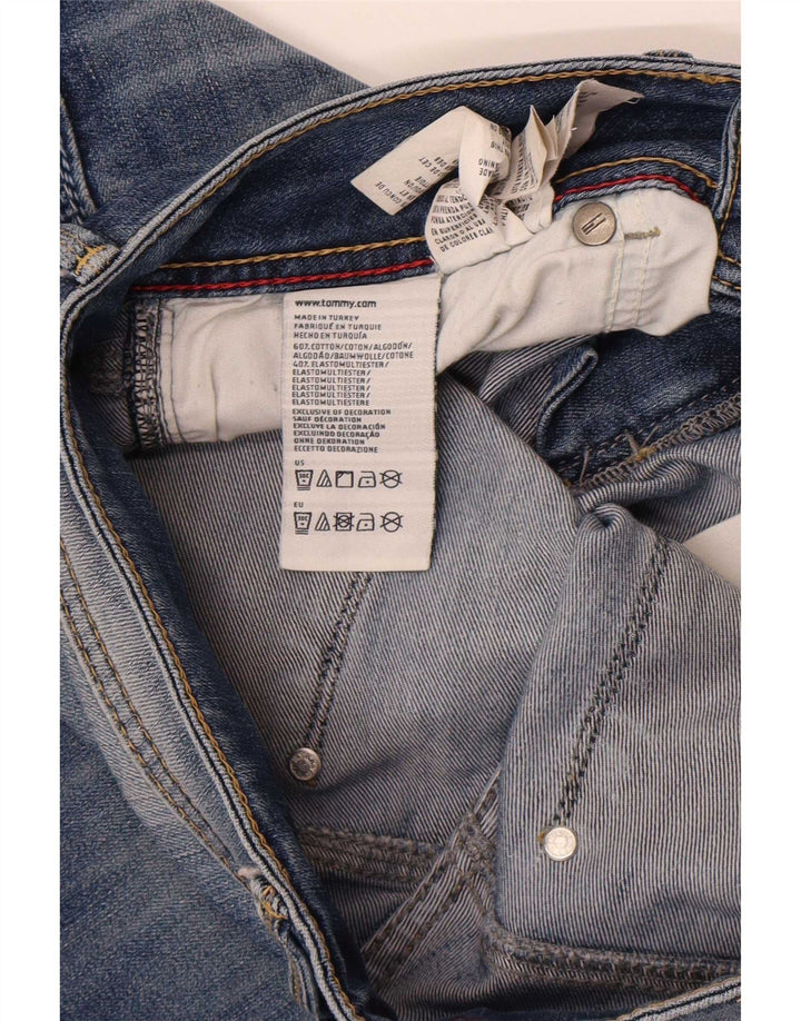 Женские узкие джинсы Tommy Hilfiger W30 L29, синие, хлопок