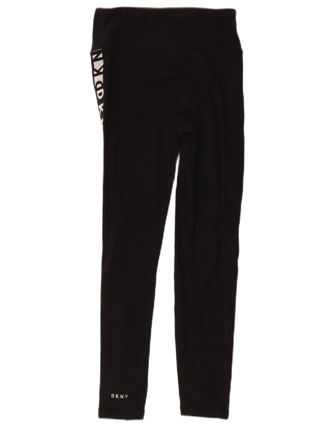 Женские леггинсы с рисунком Dkny UK 4 XS, черные хлопковые