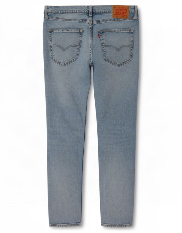 Мужские зауженные зауженные джинсы Levi's 512 W36 L32 синие, хлопок