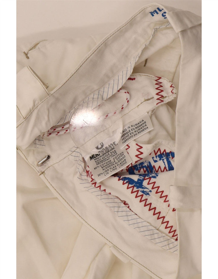 Женские шорты чинос Murphy & Nye W30, белый хлопок, средний размер