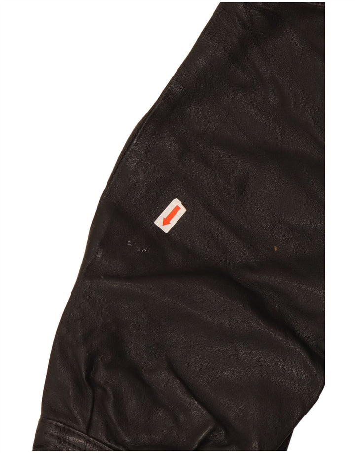 Мужская кожаная куртка C&A IT 58 4XL Коричневая кожа