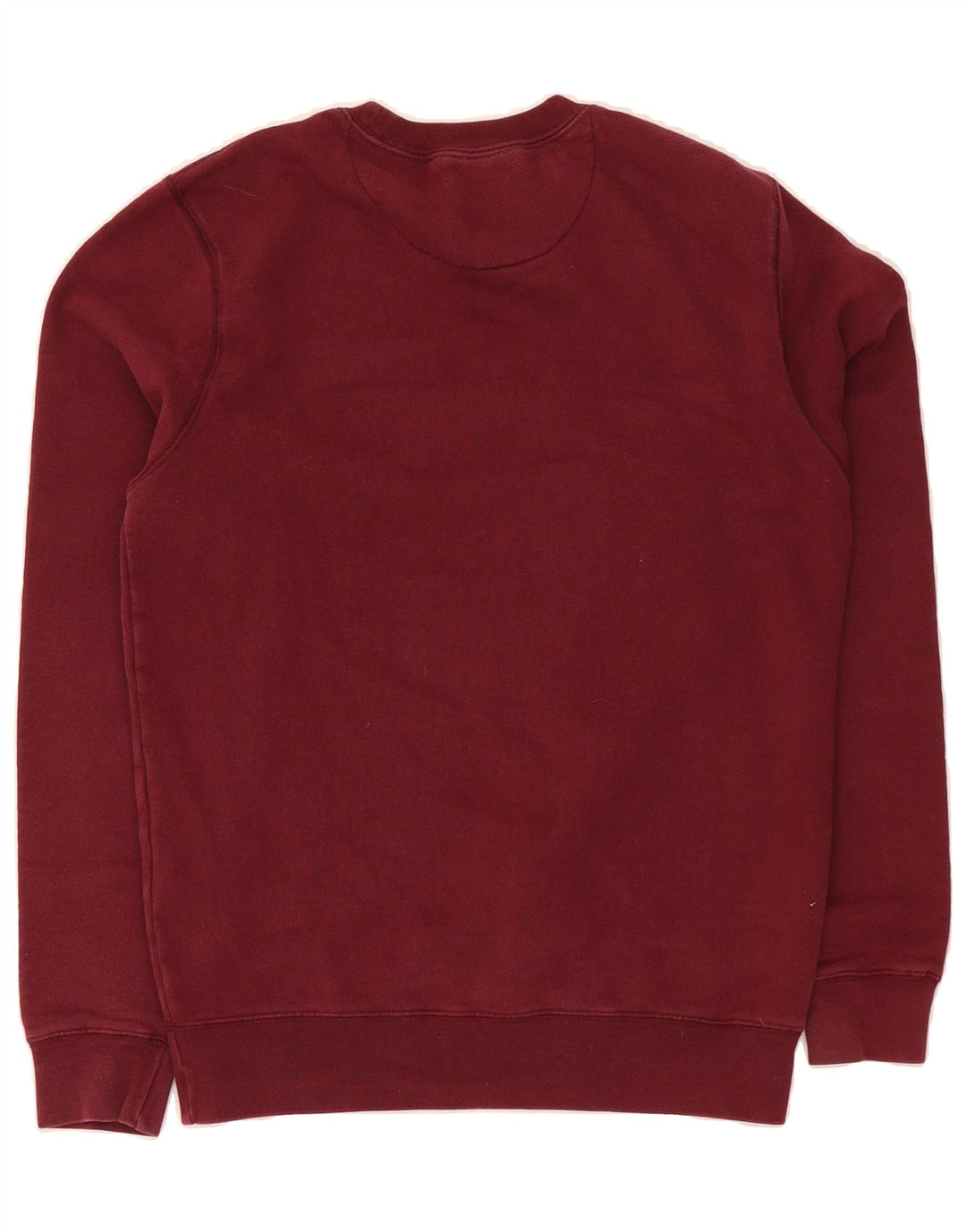 JACK WILLS Mens Graphic Sweatshirt Jumper Small Burgundy Cotton Vintage Jack Wills and Second-Hand Jack Wills from Messina Hembry 