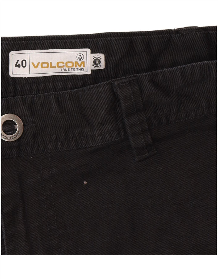 Мужские шорты чинос Volcom W40 XL, черные, хлопок