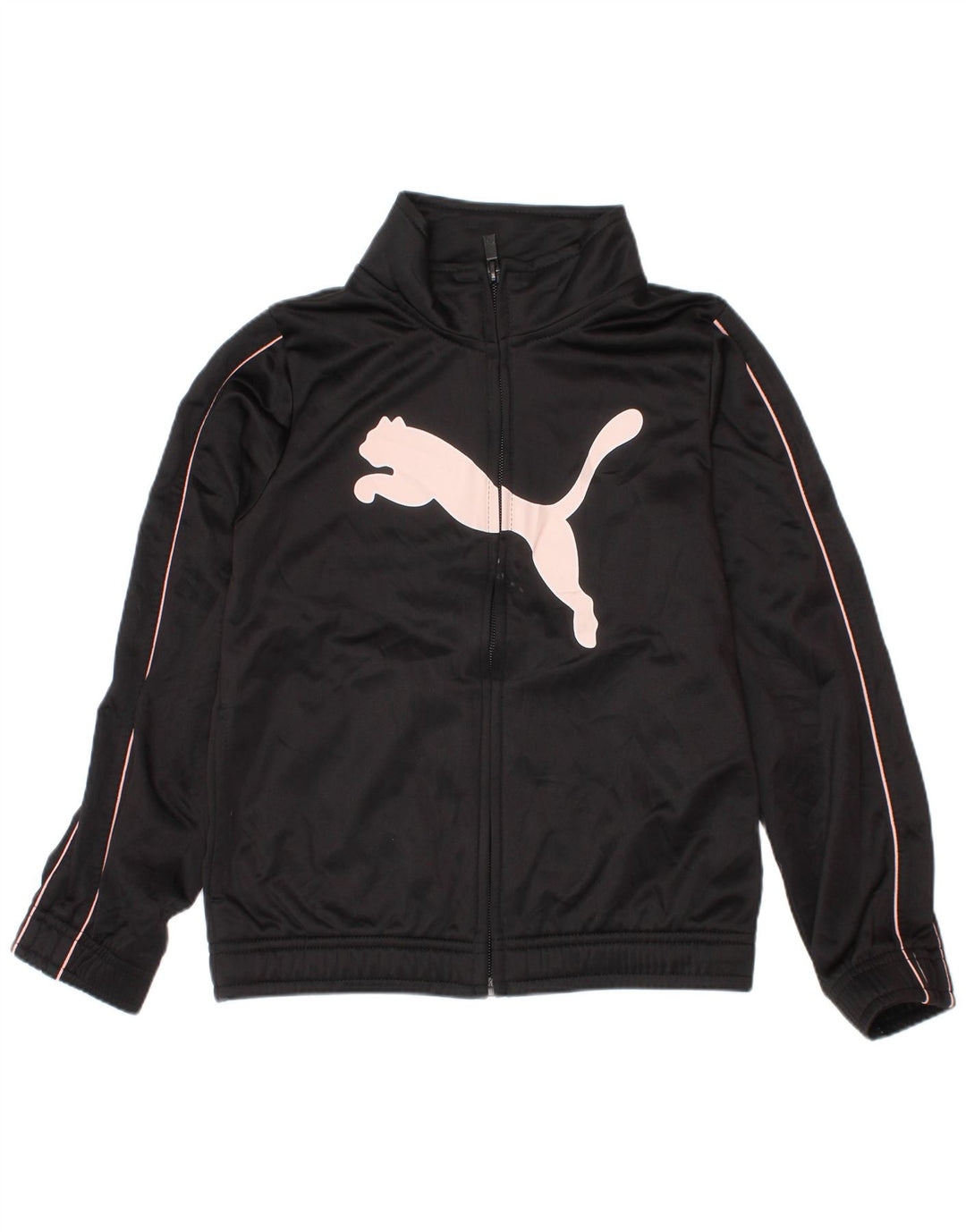 Спортивный костюм с графическим рисунком Puma для девочек 5-6 лет, черный