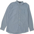 NAUTICA Mens Classic Fit Shirt Large Blue Cotton Vintage Nautica and Second-Hand Nautica from Messina Hembry 