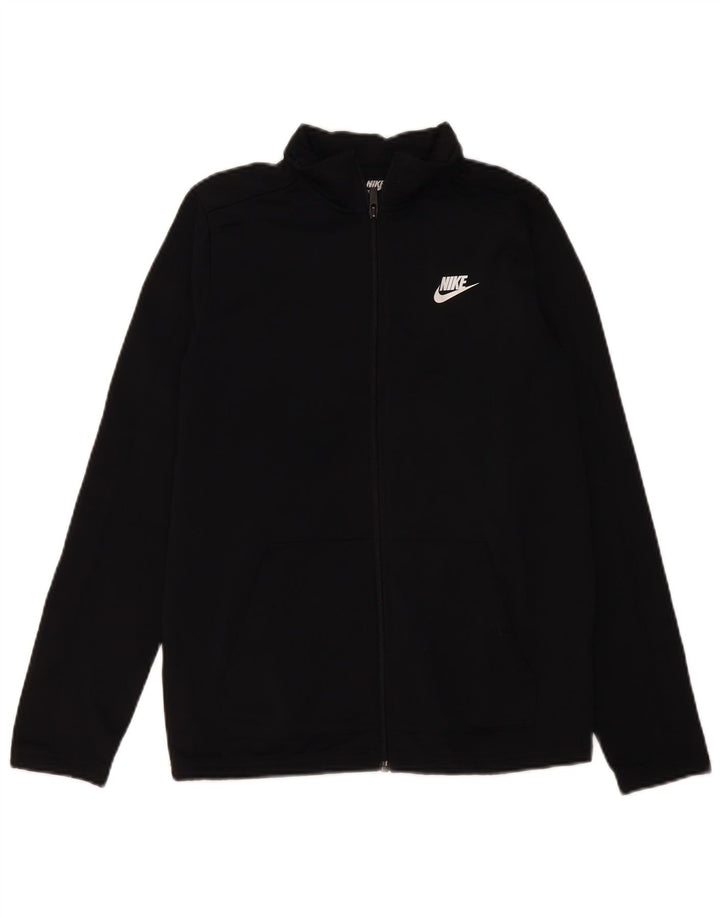Спортивный костюм Nike для мальчиков, верхняя куртка 13–14 лет, XL, черный полиэстер