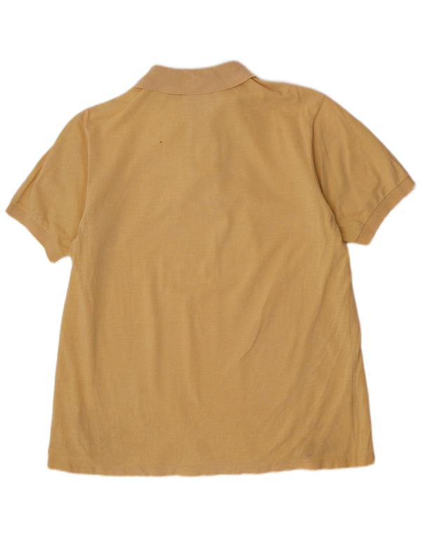 Мужская футболка-поло Lacoste, размер 5 Large, желтый, хлопок