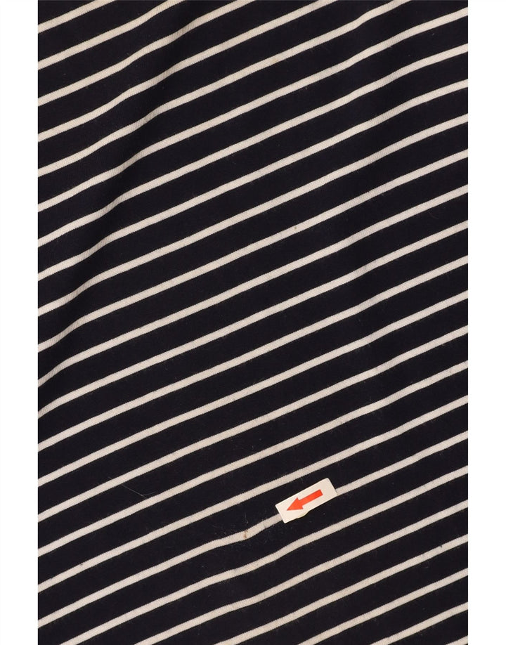 Женское платье-футболка без рукавов BARBOUR UK 12, средний темно-синий в полоску