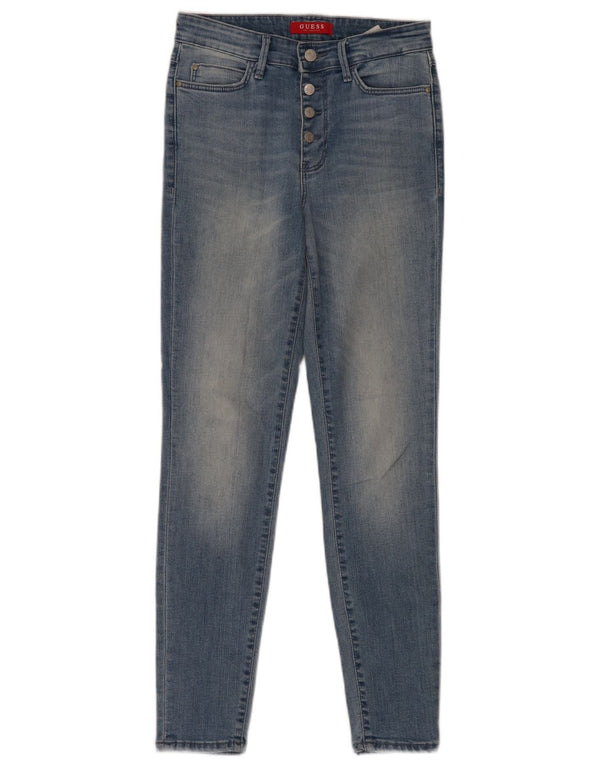 Женские джинсы скинни Guess W28 L28, синий хлопок