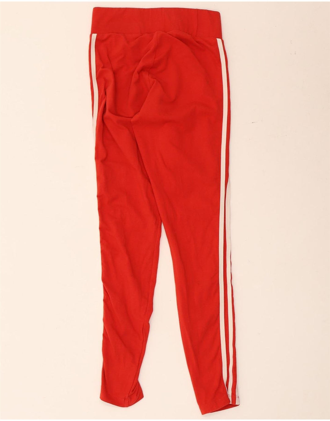 Женские леггинсы Adidas UK 10, маленькие красные с эластаном