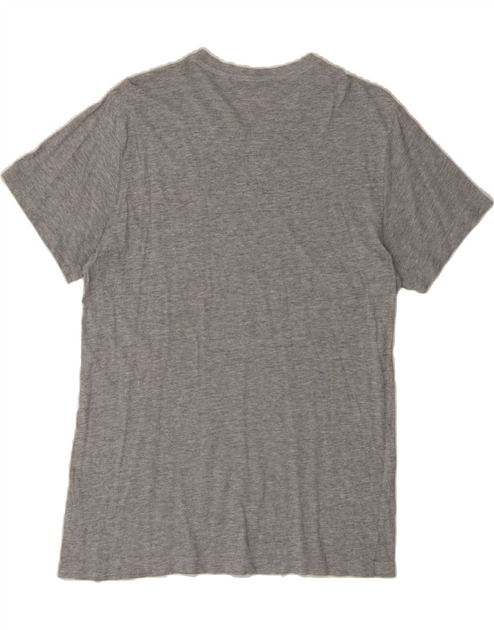 PENGUIN Womens T-Shirt Top UK 14 Large Grey Cotton Vintage Penguin and Second-Hand Penguin from Messina Hembry 