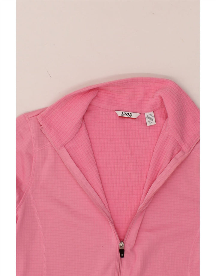 IZOD Womens Tracksuit Top Jacket UK 10 Small Pink Vintage Izod and Second-Hand Izod from Messina Hembry 