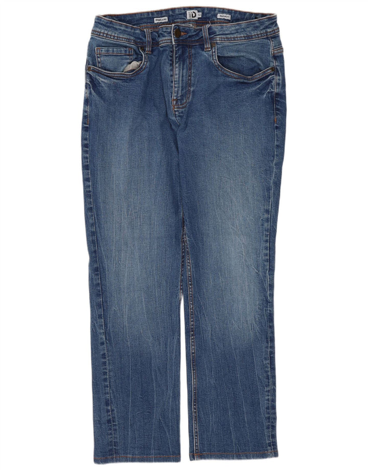 Женские прямые джинсы DACK'S со средней посадкой IT 50 XL W32 L27 синие