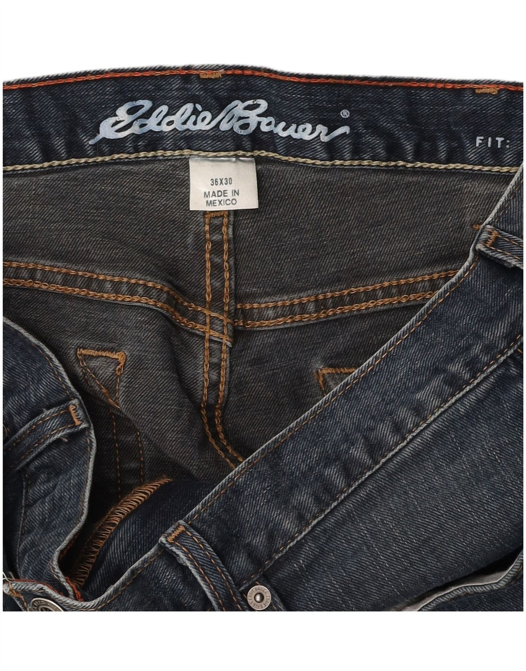 Мужские прямые джинсы EDDIE BAUER W36 L30 синие