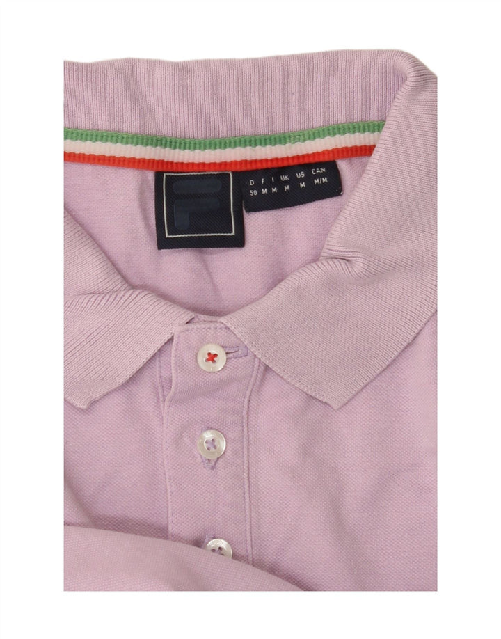 FILA Mens Polo Shirt Medium Purple Vintage Fila and Second-Hand Fila from Messina Hembry 