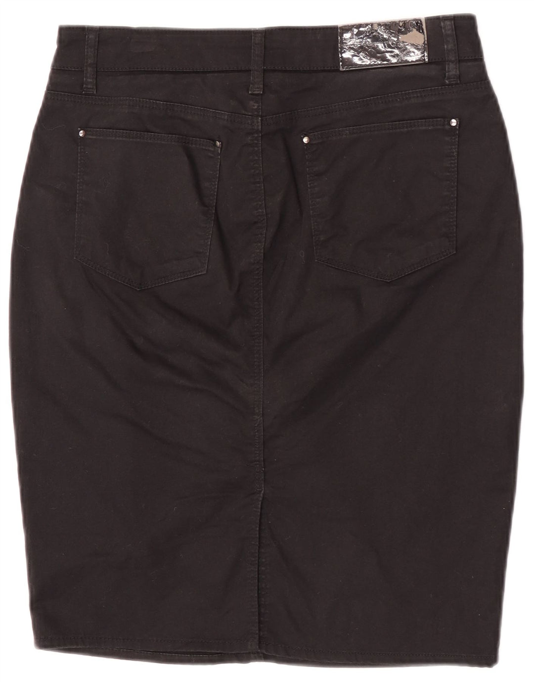 Женская юбка-карандаш Zara EU 40 Medium W30, черный хлопок
