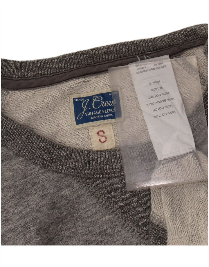 Женский свитер оверсайз J. CREW, размер UK 10, маленький, серый, хлопок
