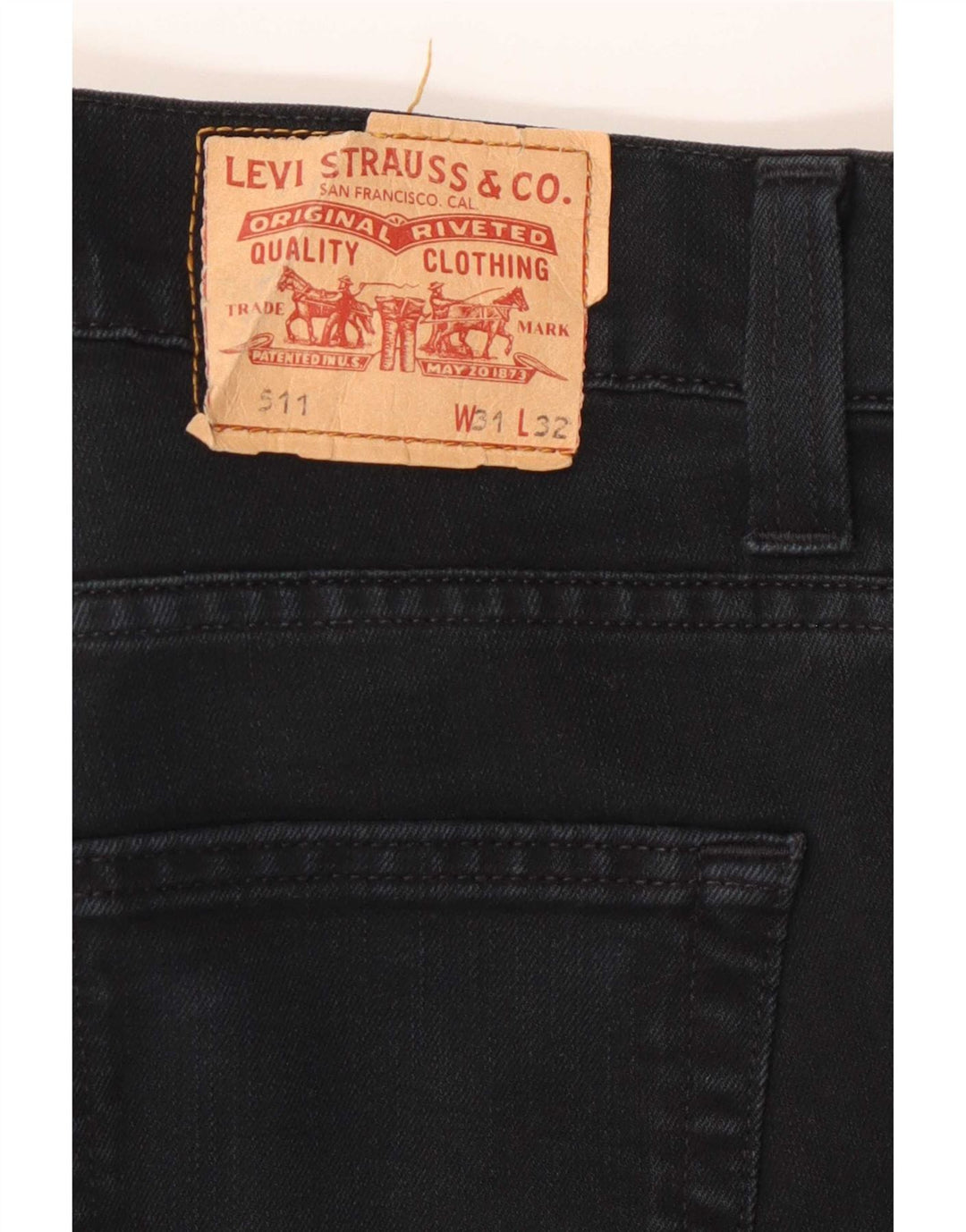 Мужские джинсы Levi's Slim 511 W31 L29 черные