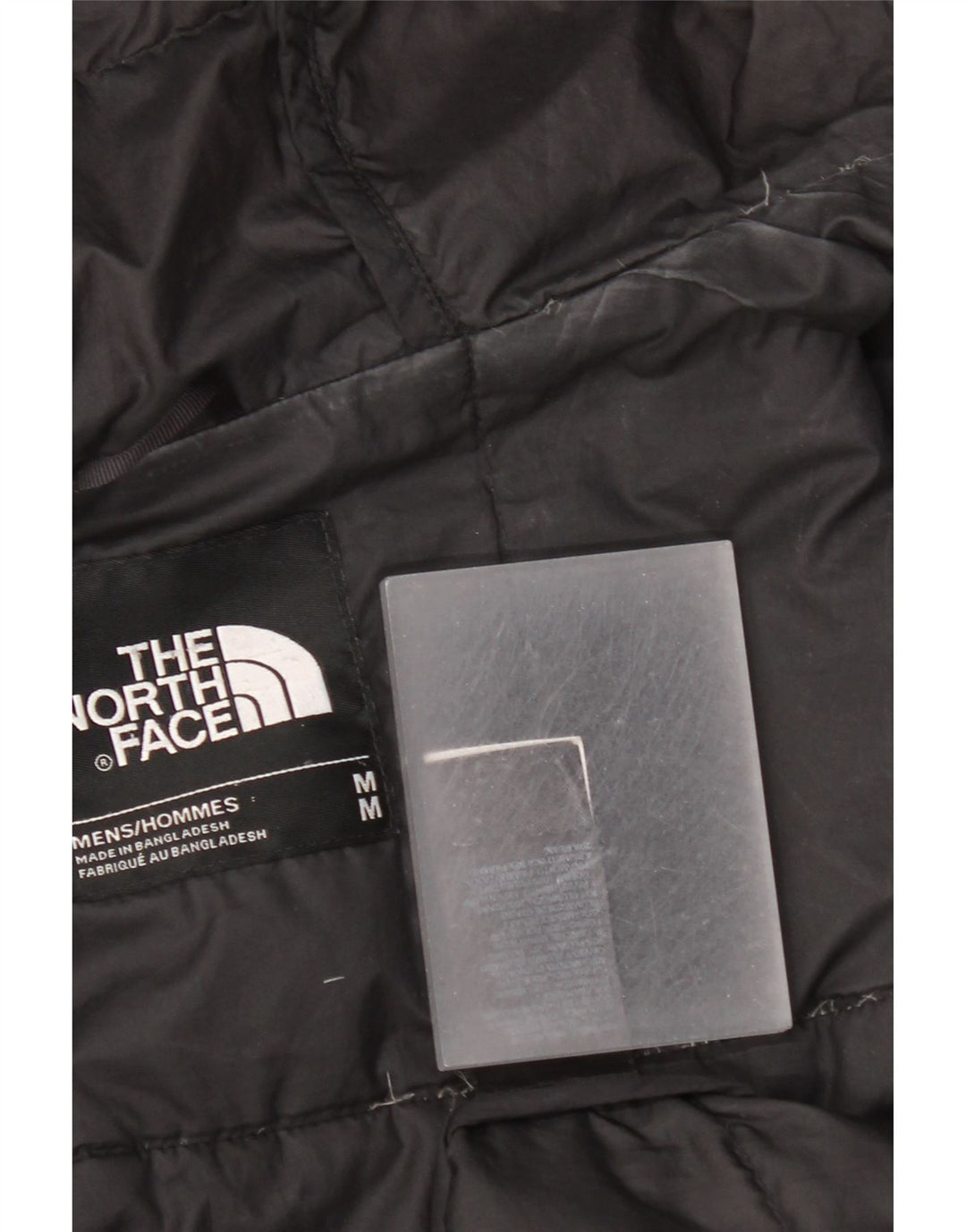 Мужская утепленная куртка с капюшоном The North Face UK 38, средний черный полиэстер