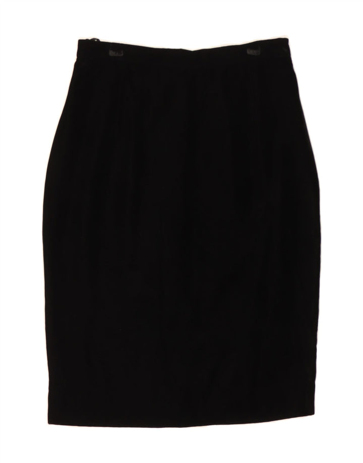 LUISA SPAGNOLI Womens Pencil Skirt IT 42 Medium W28 Black Vintage Luisa Spagnoli and Second-Hand Luisa Spagnoli from Messina Hembry 
