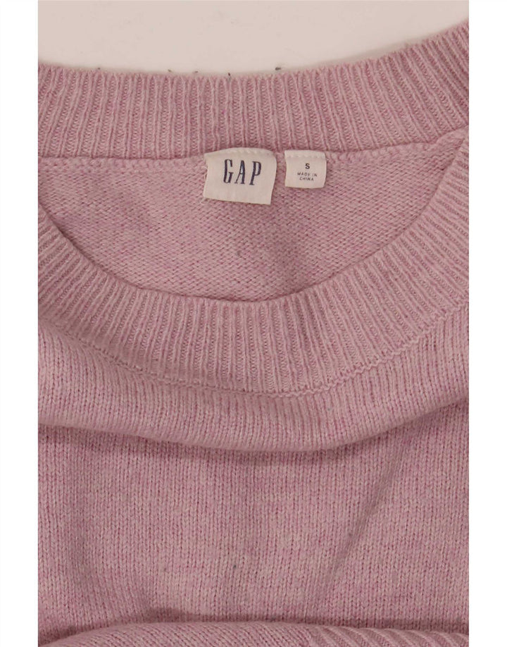 Женский свободный джемпер с круглым вырезом Gap UK 10, маленький розовый
