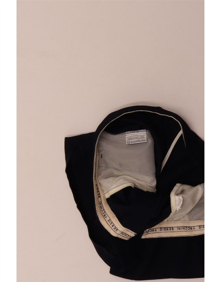 SERGIO TACCHINI Мужские шорты чинос IT 52 XL W34 Темно-синий полиэстер