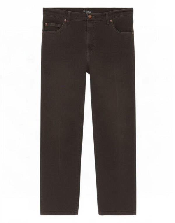 Мужские прямые джинсы Wrangler Texas Stretch W35 L34, черный хлопок