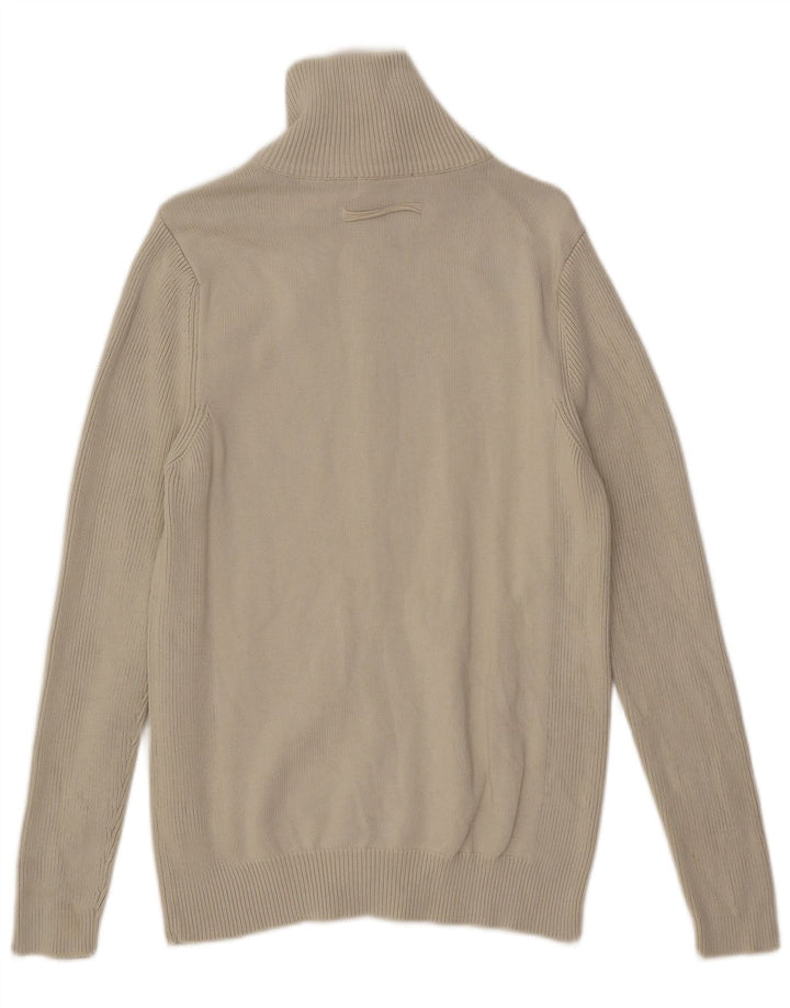 Мужской кардиган Zara XL из хлопка белого цвета