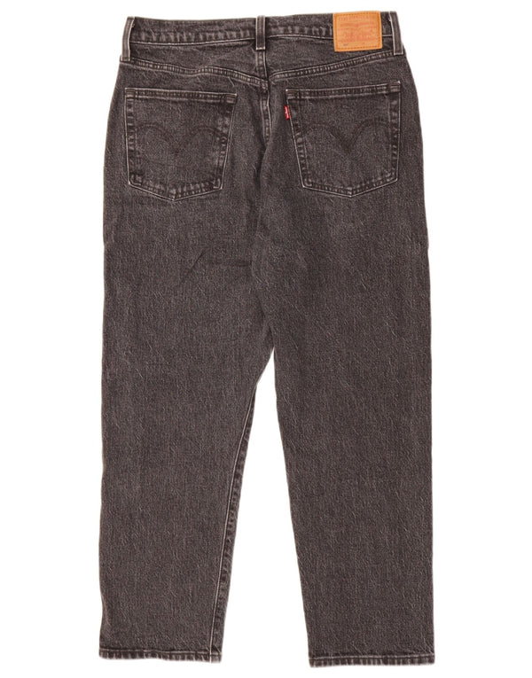 Женские прямые джинсы Levi's 501 W30 L26, черный хлопок