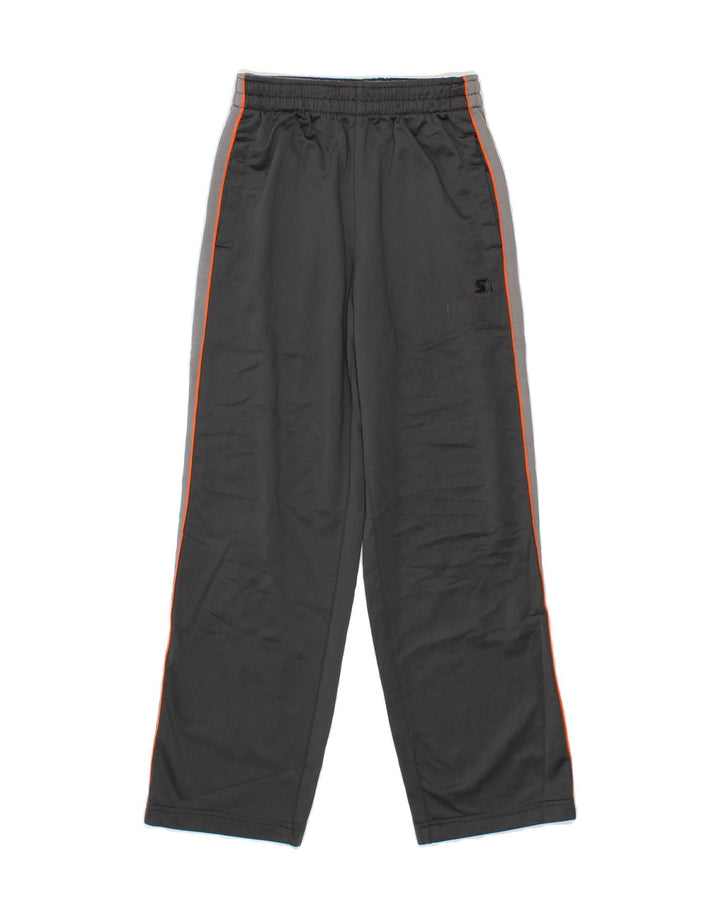 STARTER Boys Tracksuit Trousers 10-11 Years Large Grey Colourblock Vintage Starter and Second-Hand Starter from Messina Hembry 