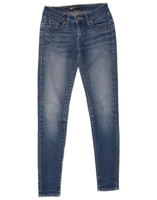 Женские леггинсы скинни LEVI'S W26 L29, красный хлопок