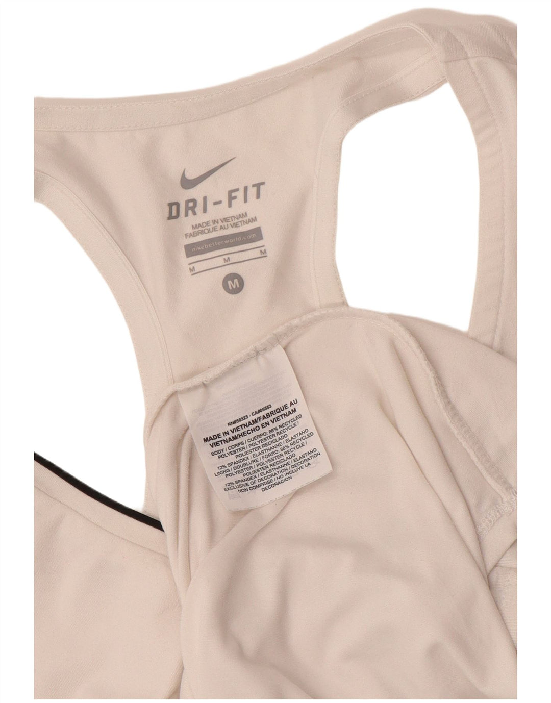 Женский жилет NIKE Dri Fit UK 12, средний белый полиэстер