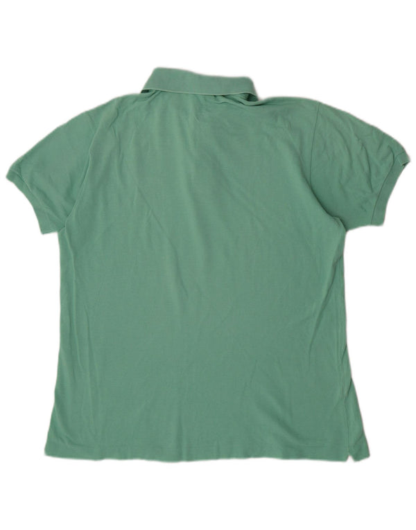 Мужская рубашка-поло Lacoste, размер 6 XL, зеленый хлопок