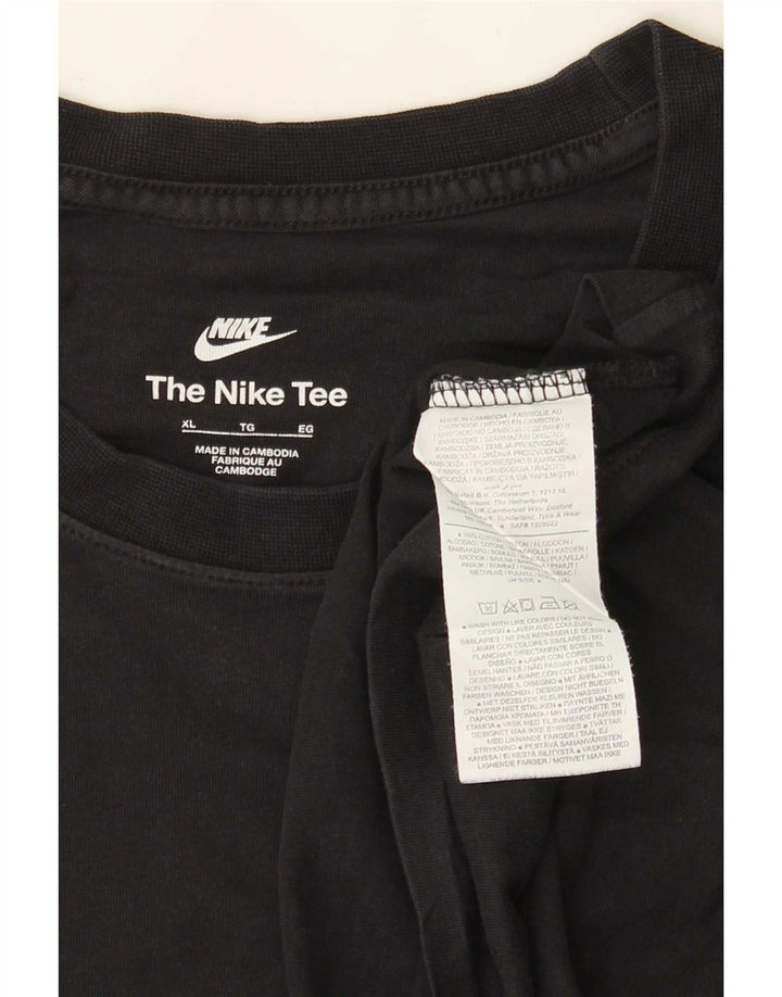 Мужская футболка Nike Top XL, черный хлопок