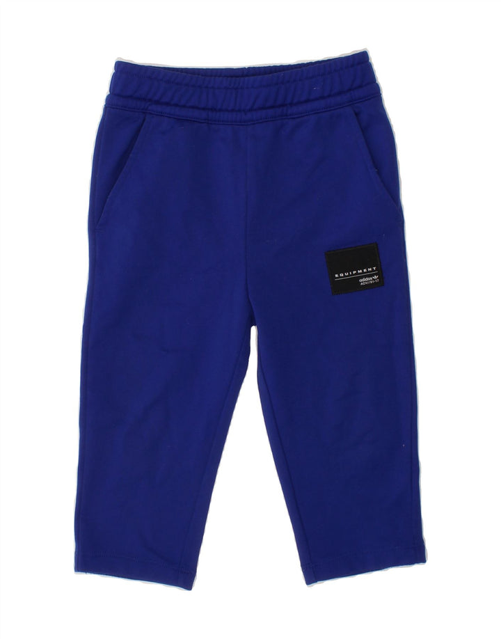 ADIDAS Baby Boys Tracksuit Trousers 12-18 Months Blue Polyester Vintage Adidas and Second-Hand Adidas from Messina Hembry 