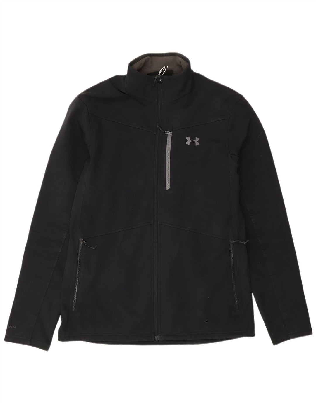 Мужской спортивный костюм Under Armour Cold Gear, верхняя куртка, средний черный полиэстер