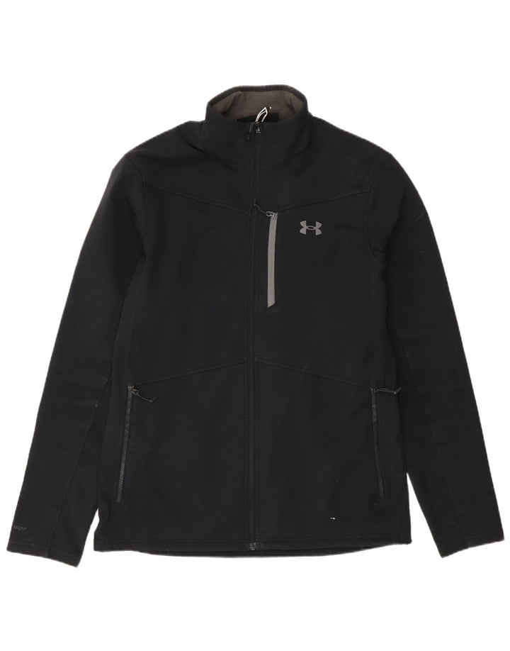 Мужской спортивный костюм Under Armour Cold Gear, верхняя куртка, средний черный полиэстер