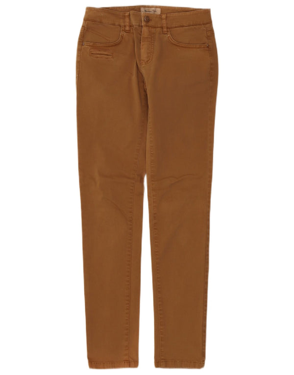 Женские джинсы скинни Massimo Dutti W26 L31 Бежевые