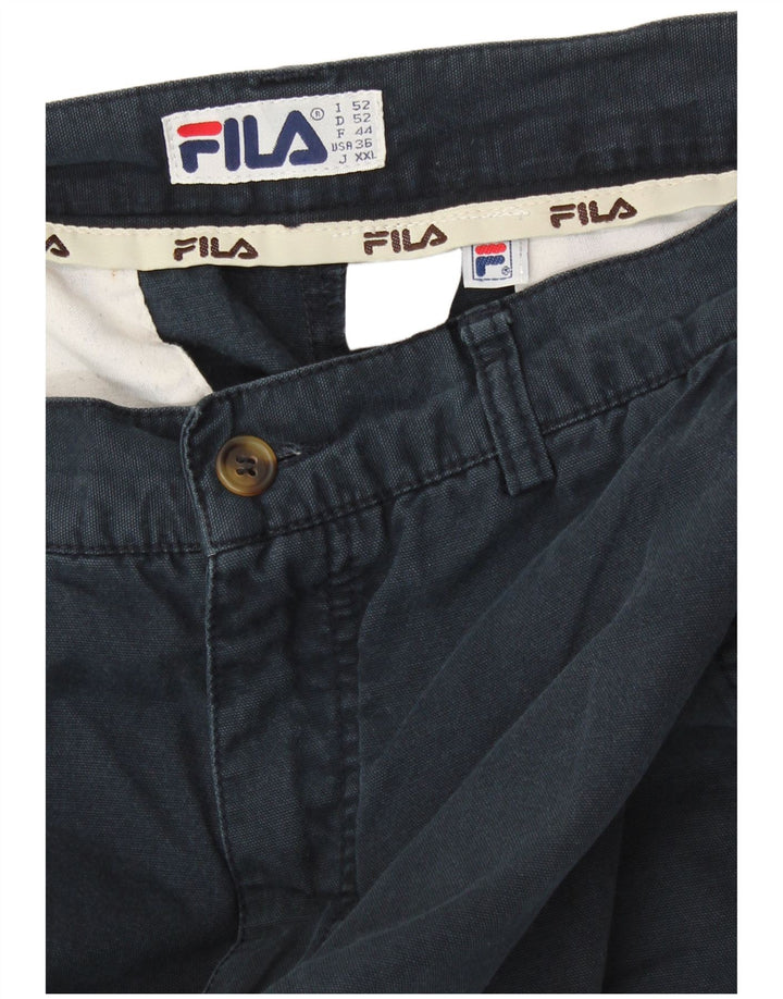 FILA Мужские шорты-карго IT 52 XL W36 Темно-синие