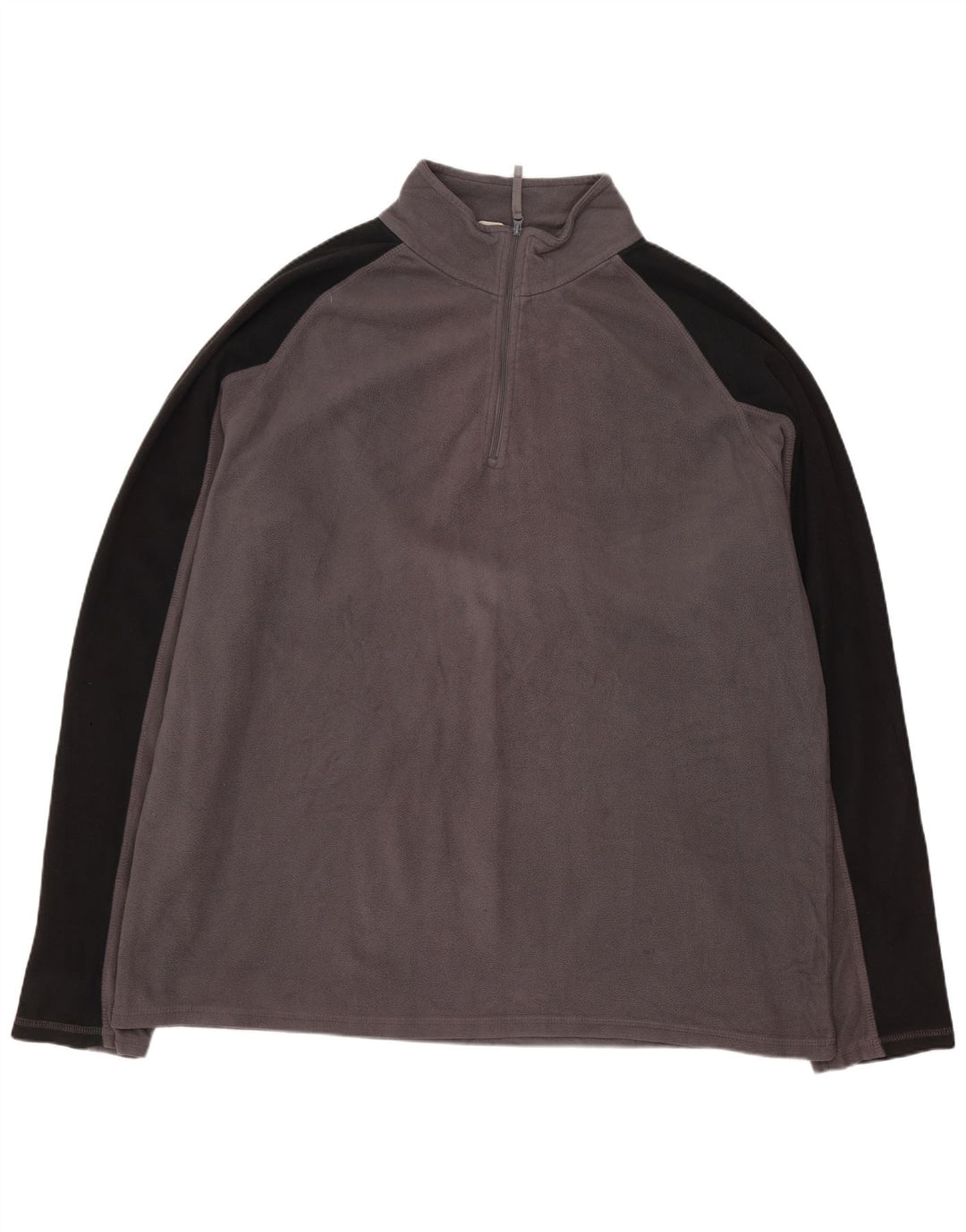 MOUNTAIN WAREHOUSE Мужской флисовый джемпер с воротником на молнии 2XL Серый с цветными блоками