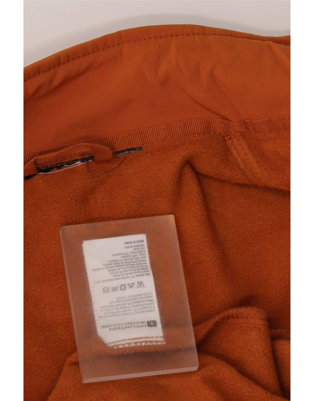 Мужской спортивный костюм Mountain Warehouse, верхняя куртка, большой оранжевый полиэстер