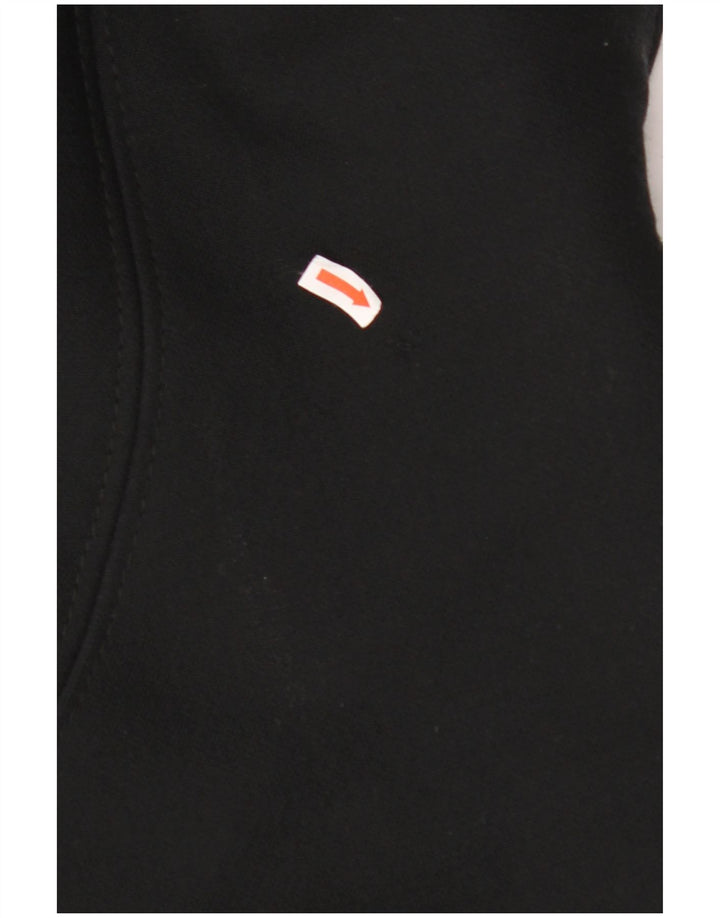 ВИНТАЖНОЕ Женское Пальто UK 14 Среднее Черное